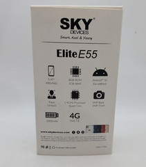 Sky Elite E55 Smartphone 8GB 4G LTE AT&T T-Mobile Android 5MP Camera 5.4 in Gray