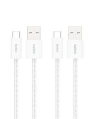3.3ft 15W Type-C Fast Charger Adapter 2-Pack for Galaxy S26 & iPhone 17