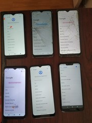 Lot of 6 Moto g play(2021) 32GB /g(7)power/LG K51 /REVVL4/Stratus C8/TCL30T 32GB