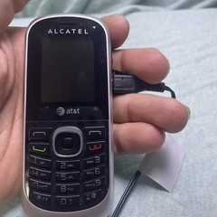 Alcatel One Touch 510A – Silver on black (AT&T) Cellular Phone