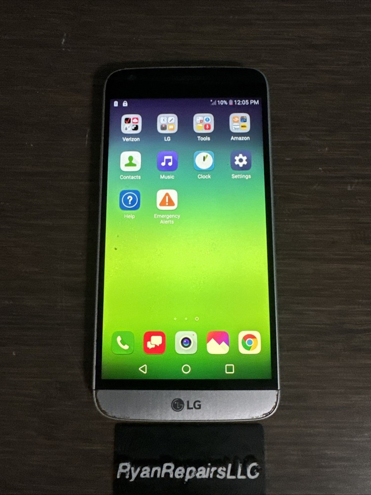 LG G5 Verizon Android Phone, Screen burn and camera damage