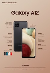 Samsung Galaxy A12 SM-A125U – 32GB – Black (No Power)