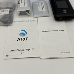 AT&T CINGULAR FLIP IV FLIP 4 U102AA 4GB Black
