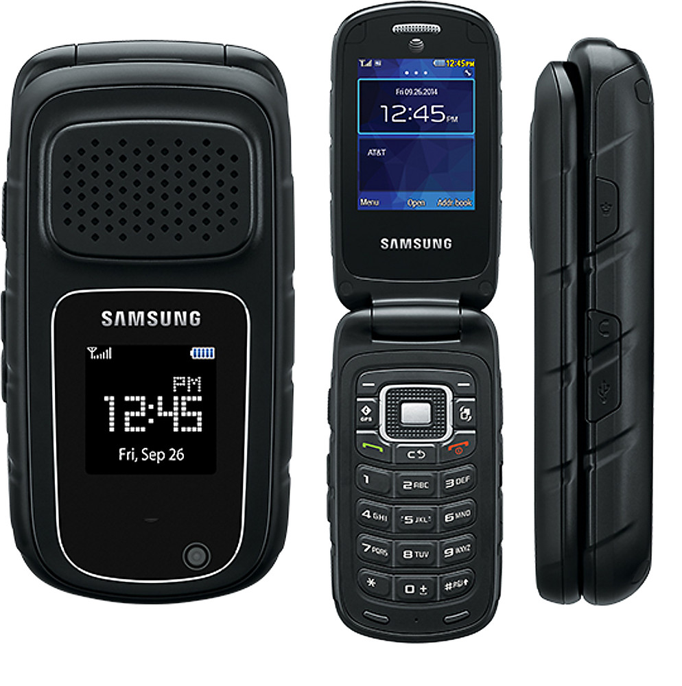 Original SAMSUNG RUGBY 4 SM-B780A AT&T 3G Bluetooth Mp3 Player Flip Phone