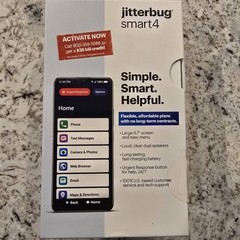 Lively Jitterbug Smart4 6.7″ Smartphone for Seniors – Black