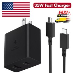 3FT Cable+35W USB-C Super Fast Wall Charger For Samsung Galaxy S21-S23 S24 S25