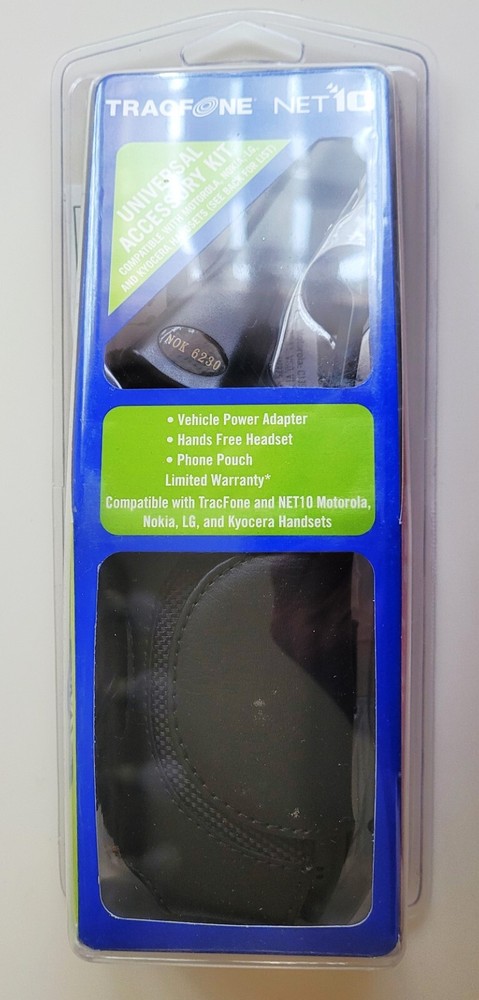 TRACFONE NET 10 UNIVERSAL ACCESSORY KIT MOTOROLA NOKIA LG KYOCERA HANDSETS A8