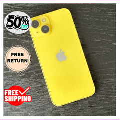 Apple iPhone 14 Unlocked – 128GB/256GB/512GB in Midnight, Purple, Yellow