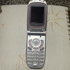 Sanyo SCP-3100 – Pink and Silver ( Sprint ) Flip Phone – READ / Very Rare Color
