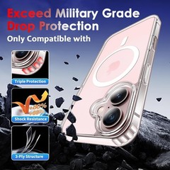 For iPhone 16 Plus Case w/ Slim Thin Shock Proof & Drop Proof Protection Cover