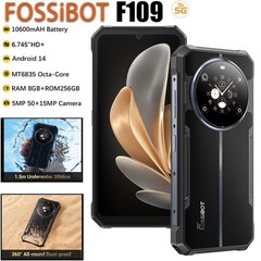 FOSSiBOT F109 5G Rugged Phone Dual Screen Android 14 Waterproof Mobile Unlocked