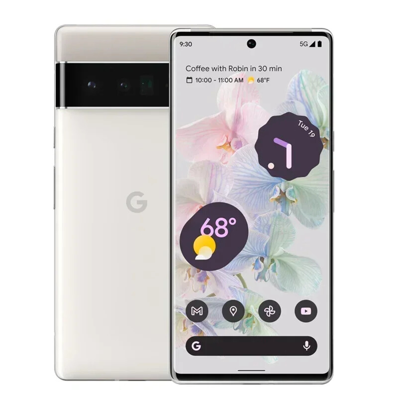 Google Pixel 6 Pro 5G 6.7in 12GB RAM 128GB ROM 3120x1440px Google Tensor 50MP