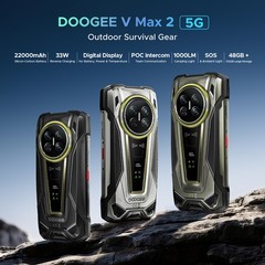 DOOGEE VMAX2 5G Rugged Smartphone Android 16 48GB+512GB 22000mAh 6.78″ Dual SIM
