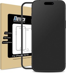 Anti-Glare Matte Glass Screen Protector for iPhone 15 & 16 6.1 Inch, Case Friend