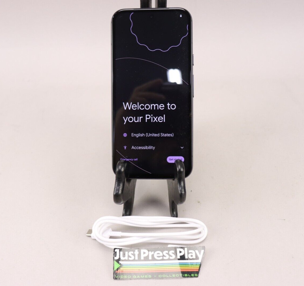 Google Pixel 8a 128GB Android Smartphone Unlocked Obsidian Black Tested Works #2