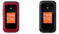 New Sealed Consumer Cellular Iris Flip Phone (8GB) 5.0MP Camera 4G LTE- Red