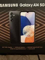 New Samsung Galaxy A14 5G, 6.6″ FHD+, 64GB, only Boost M.new Acc Upgrade