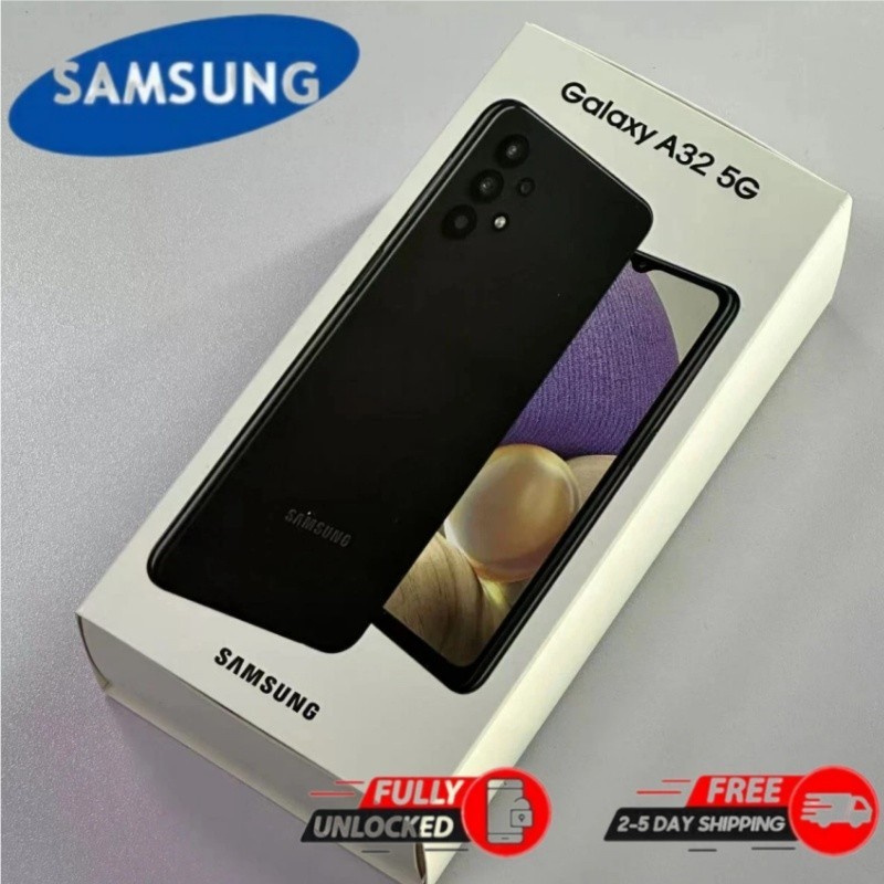 💯NEW Samsung Galaxy A32 5G Unlocked All Carriers 64GB Single SIM-Awesome Black