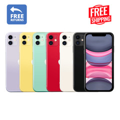 Apple iPhone 11 4G iOS Unlocked At&t (GSM + CDMA) Smartphone 128/64GB