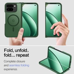 Google Pixel 10 Pro Fold Case, Translucent Matte Anti-Scratch Shockproof Phone C