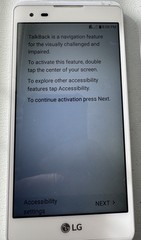 LG Tribute HD LS676 16GB White Sprint Smartphone Android Tested Factory Reset