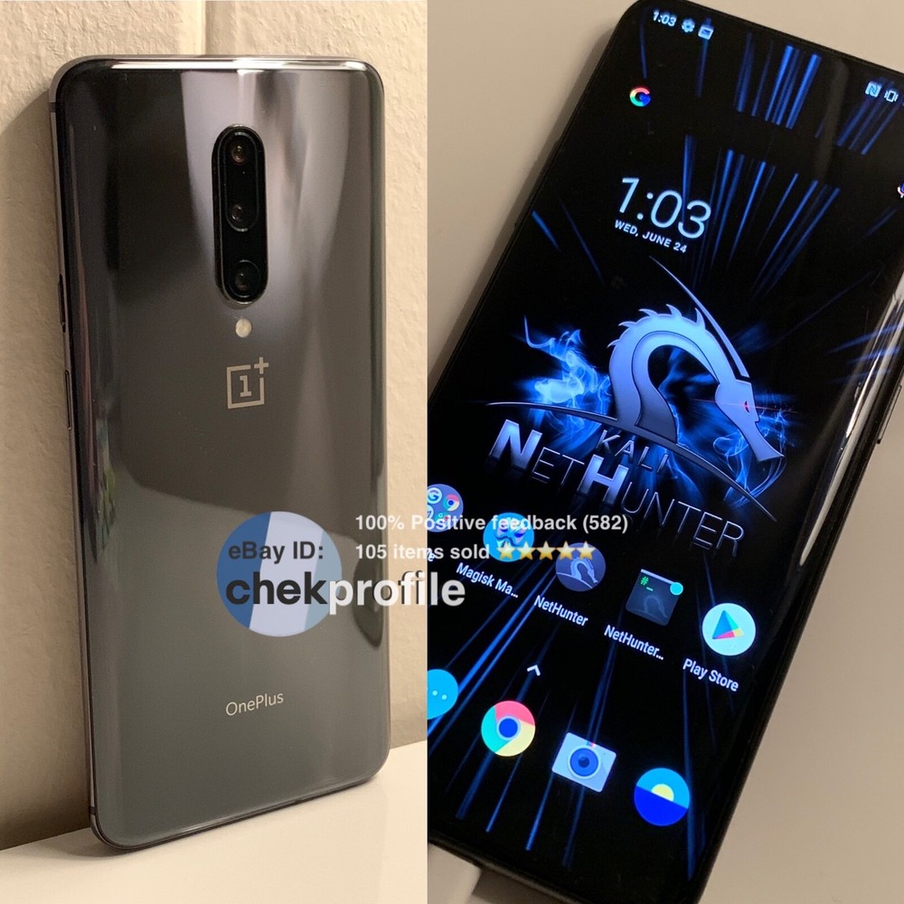 Kali Linux Nethunter 2023.2 OnePlus 7 Pro Unlocked Dual SIM Grey