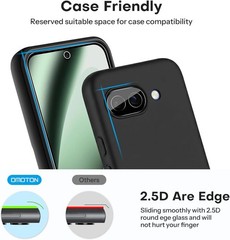 3PC Screen Protector & 2PC Camera Lens Protector for Google Pixel 10a 6.3″ Glass