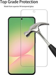 [2+2 PCS] Tempered Glass Film & Camera Lens Protector for Samsung Galaxy A56 5G