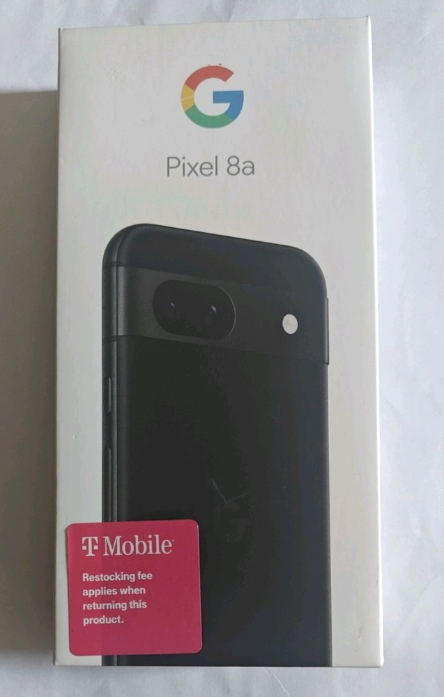 Google Pixel 8a – 128 GB – Obsidian (T-Mobile) Smartphone – GKV4X – NIB, SEALED!