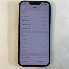 MIDNIGHT iPhone 13, 128GB MLML3LL/A TESTED USED (GSM UNLOCKED)