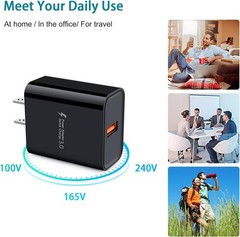 6Ft Wall Charger Fast Charger for Samsung Galaxy A32 A52 S20 S21 Note 20