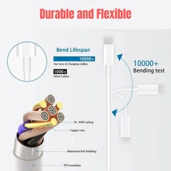 20W Super Fast Charger Cable Type C For iPhone 14 13 12 11Pro Max Xs XR 7Plus