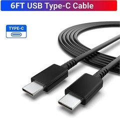 For Samsung Galaxy S24 S23 S22 45W Type USB C Super Fast Wall Charger+6ft Cable