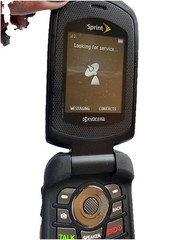 Kyocera Dura Flip Phone Sprint Rugged Cell Phone NEW No Box Basic Phone TESTED