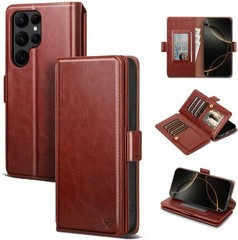 Samsung Galaxy S22 Ultra Case Wallet with Card Holder, RFID Blocking PU Leather