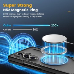 Z Fold 7 Case for Samsung Galaxy with Built-in HD Screen Protector & Hinge Guard