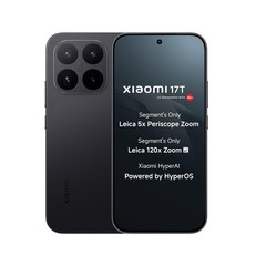 Xiaomi 17T | 256GB | 12GB RAM | Black HyperOS 3 Global Version Unlocked E-Sim
