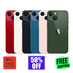 Apple iPhone 13 Unlocked 128GB/256GB – Fair Condition, Black/Green/Red