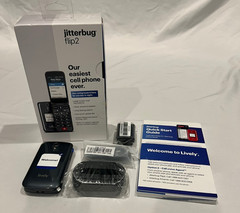 Lively Jitterbug Flip2 4053S Graphite Flip Phone New Open Box Unused