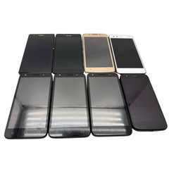 Lot of 8 Smartphones Motorola G5 Plus Alcatel Pixi 4 Lumia 950 Xperia Z3 Nokia 2