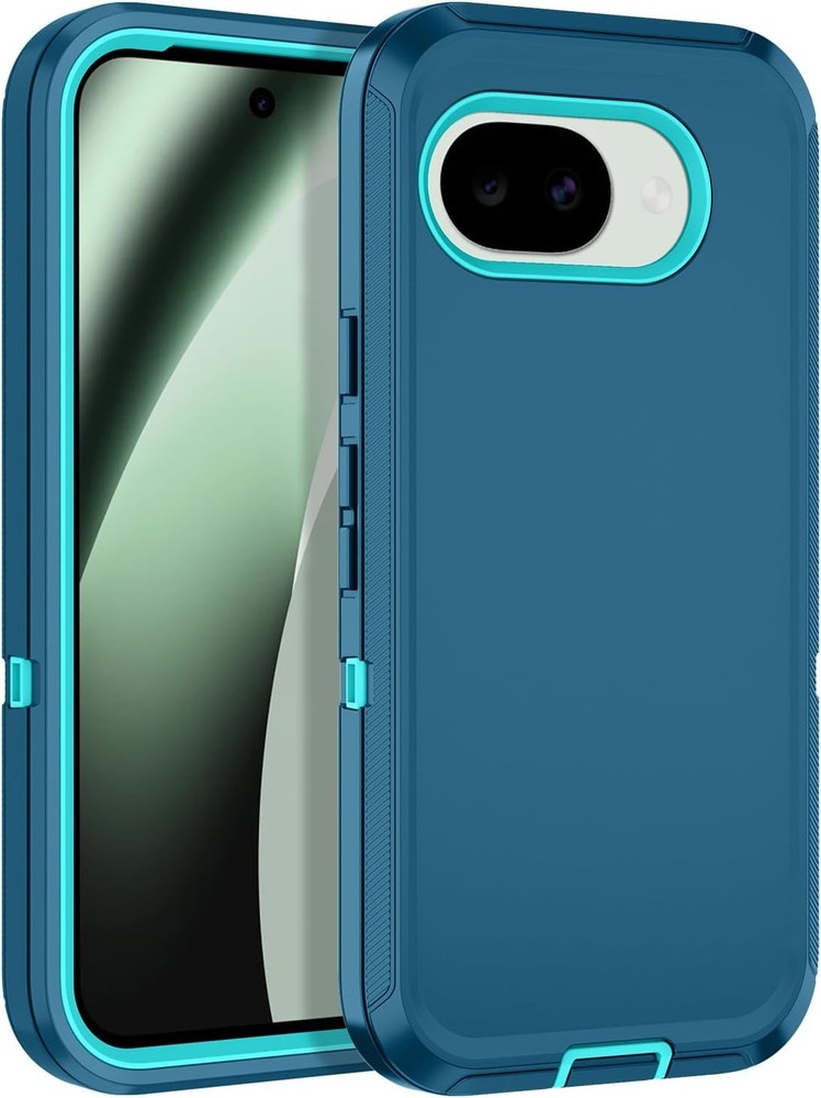 Heavy Duty 3-Layer Shockproof Dropproof Case for Google Pixel 10A – Turquoise Co