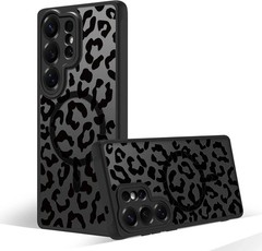 Magnetic Case for Samsung Galaxy S26 Ultra Black Leopard Soft TPU Bumper Cover