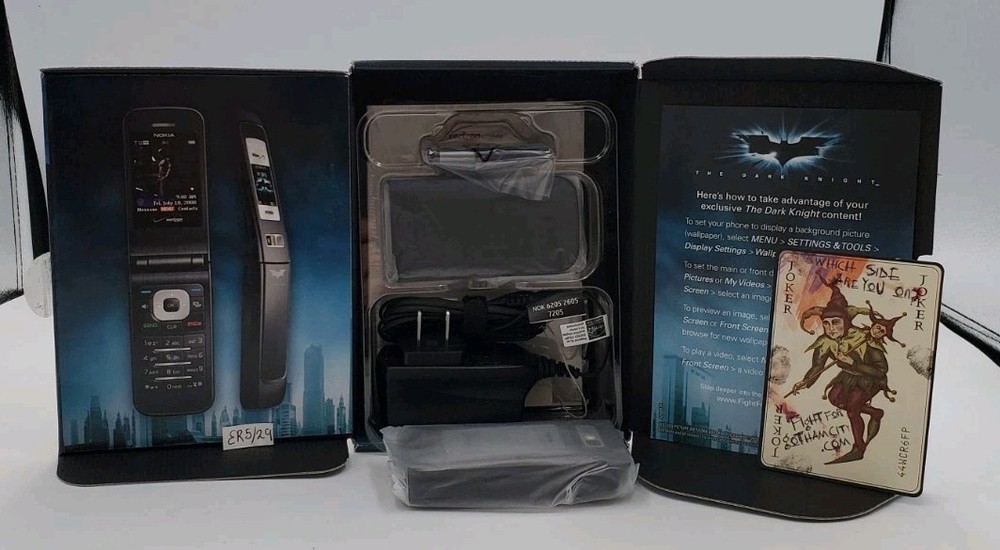 Nokia 6205 – The Dark Knight Edition Black Verizon Cell Phone