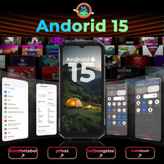 HOTWAV Hyper 7S 5G Outdoor Smartphone 16GB + 256GB Android15 6,6 in Phone GPS