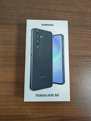 New Sealed Samsung Galaxy A36 5G SM-A366U 128GB Black Unlocked Smartphone