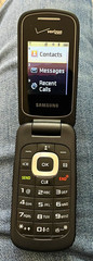 Samsung Gusto 3 SM-B311V Verizon Black Flip Phone 64MB Bluetooth CDMA tested/wrk