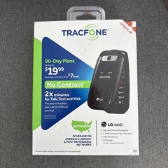 NEW! NOS LG 441G TRACFONE CLASSIC MOBILE CELLULAR FLIP PHONE UNTRACEABLE BURNER