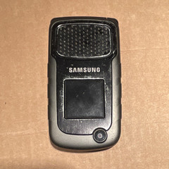 Samsung Rugby II SGH-A847 Flip Phone 256MB AT&T GSM Black/Gray 1.3MP