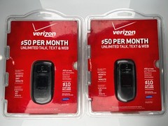 Samsung Gusto SCH-U360 Verizon Prepaid Flip Phone Pair New Sealed Black NOS