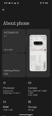 Nothing Phone (3a) Unlocked, 12GB RAM, 256GB Storage, White, USA